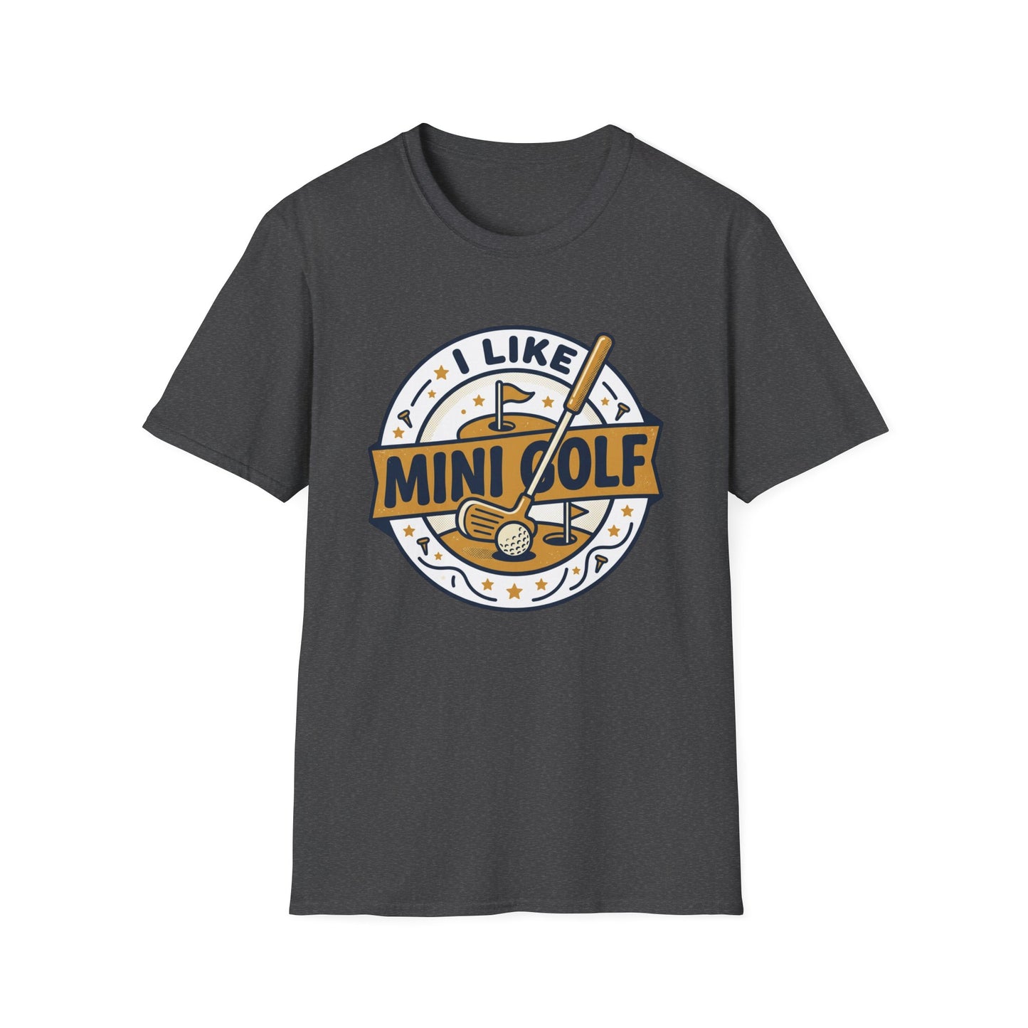 I Like Mini Golf T-Shirt — Retro Mini-Golf Graphic Tee for Fans & Players