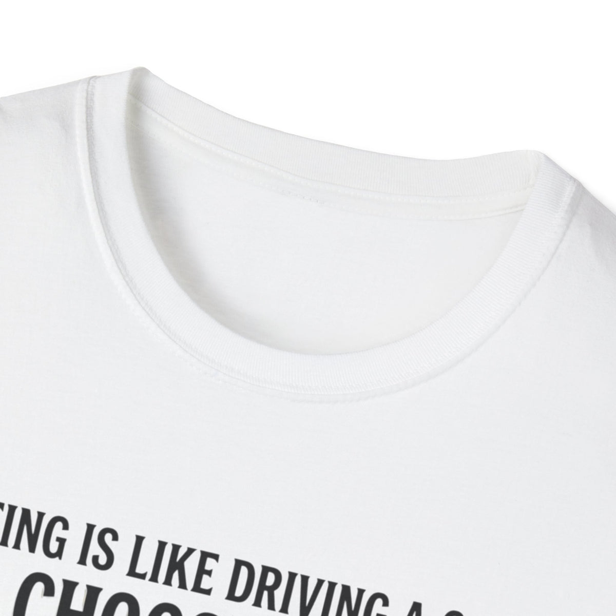 Voting Is Like Driving T-Shirt – "Choose (D) to Go Forward, Choose (R) to Go Backward" Political Voter Awareness Tee
