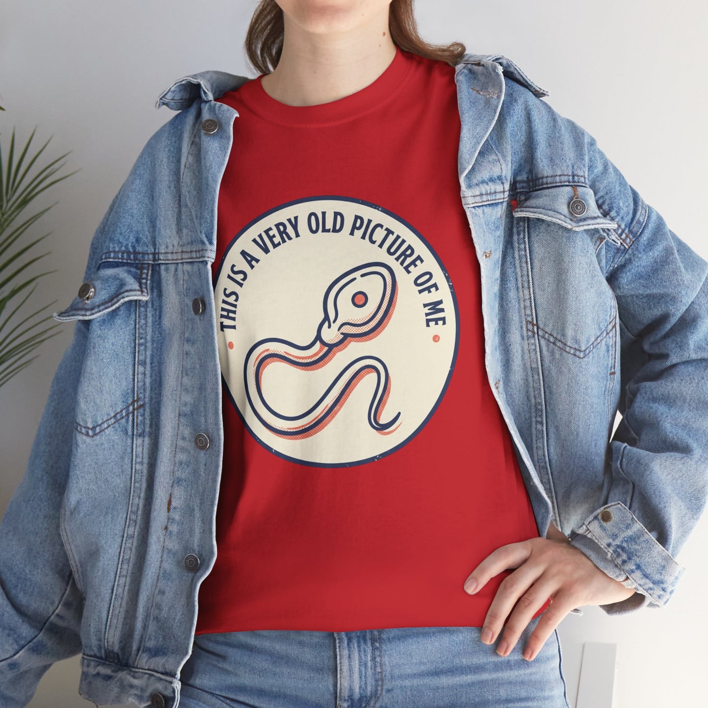 "This Is A Very Old Picture Of Me" Retro Snake Graphic Tee