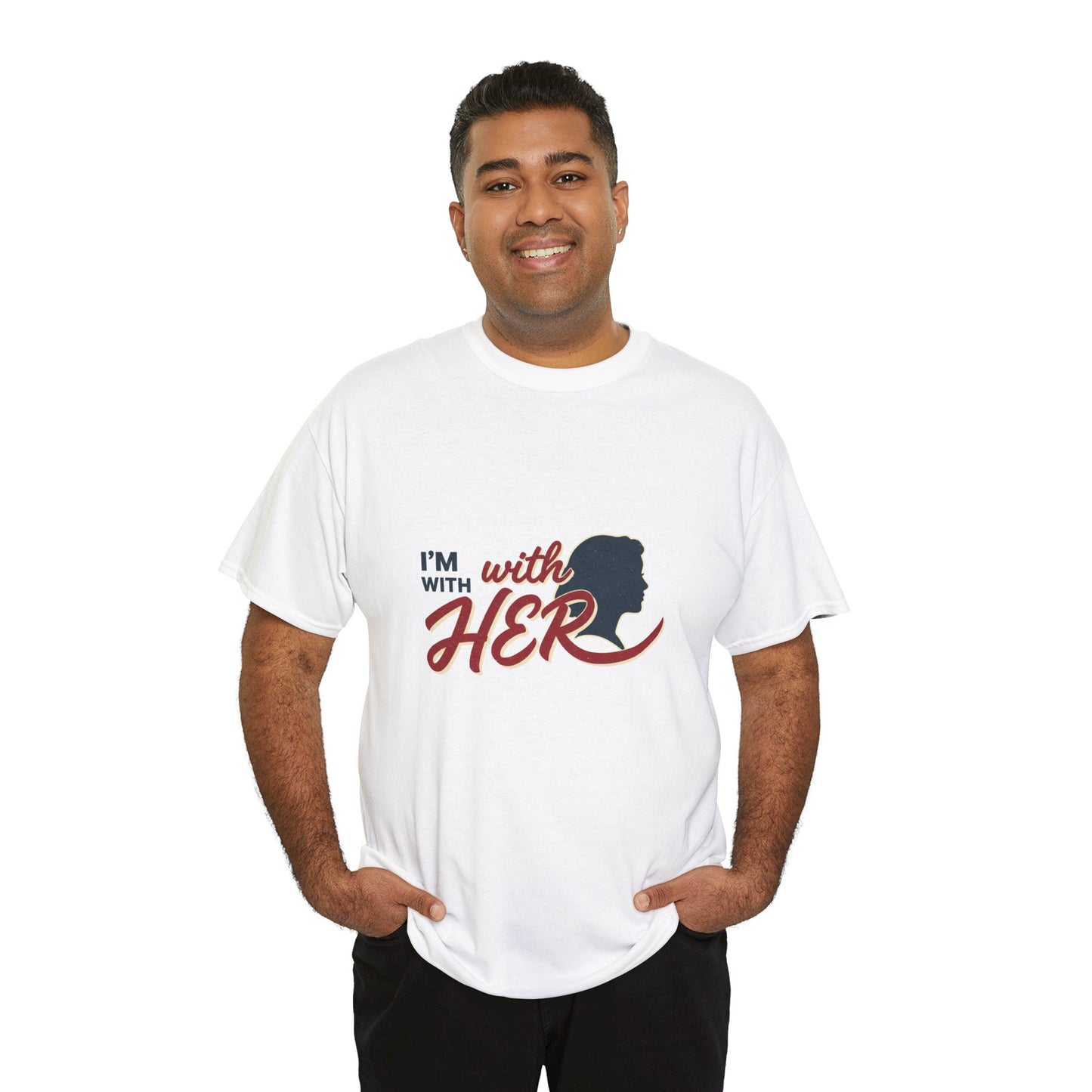 I'm With Her T-Shirt — Women's Rights / Feminist Silhouette Tee