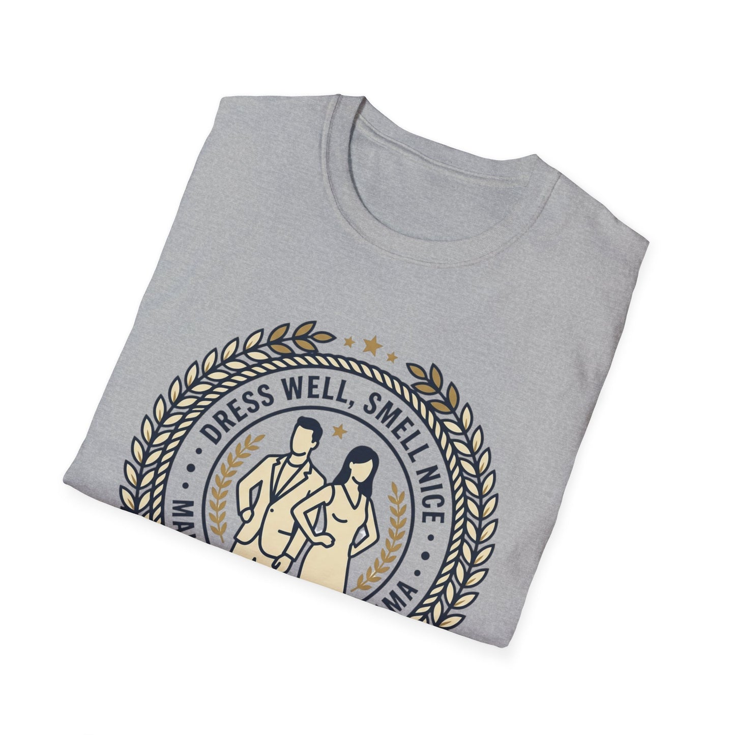 "Dress Well, Smell Nice" Vintage Couple Graphic Tee