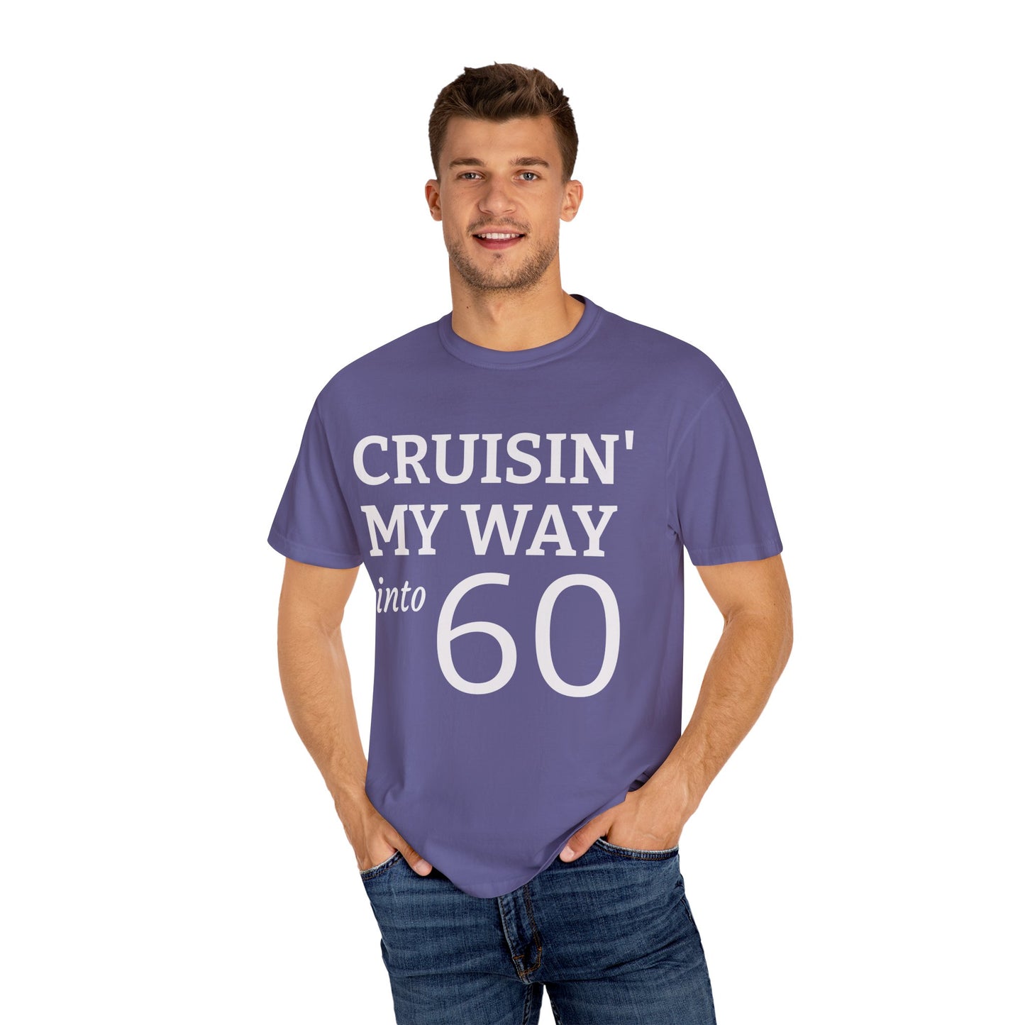 Cruisin' My Way Into 60 T-Shirt — 60th Birthday Tee