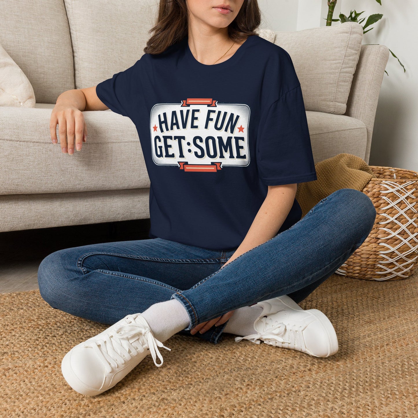 Have Fun Get Some T-Shirt — Retro Road Sign Graphic Tee