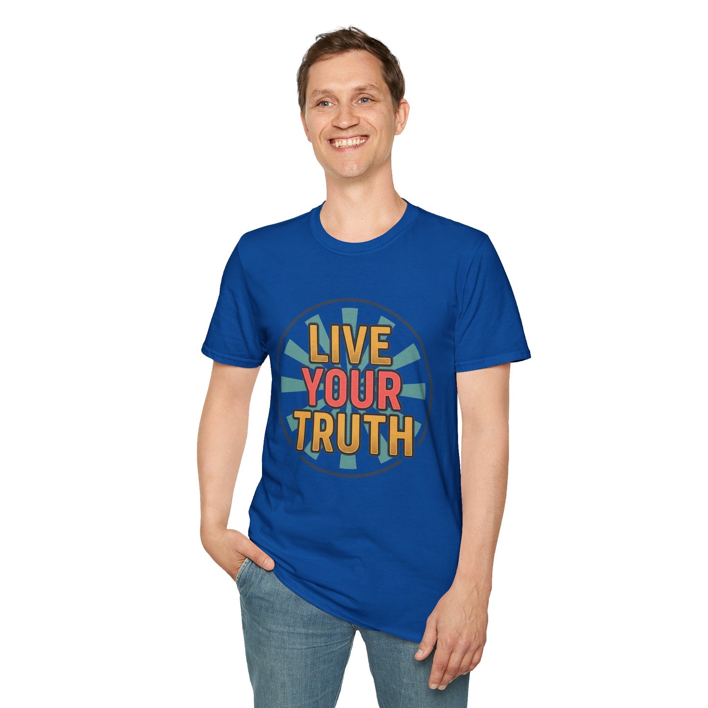Live Your Truth T-Shirt — Retro Inspirational Graphic Tee