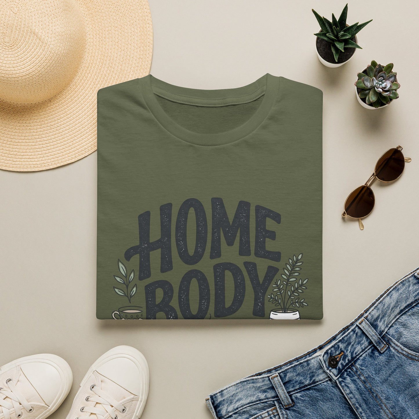 Homebody T-Shirt — 'Homebody Proudly Introverted' Cozy Graphic Tee