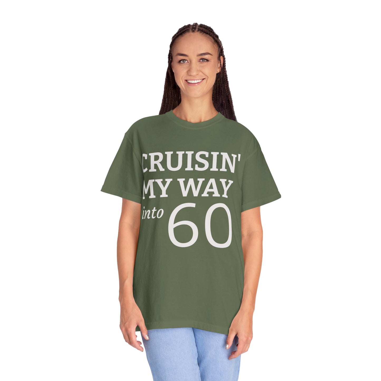 Cruisin' My Way Into 60 T-Shirt — 60th Birthday Tee