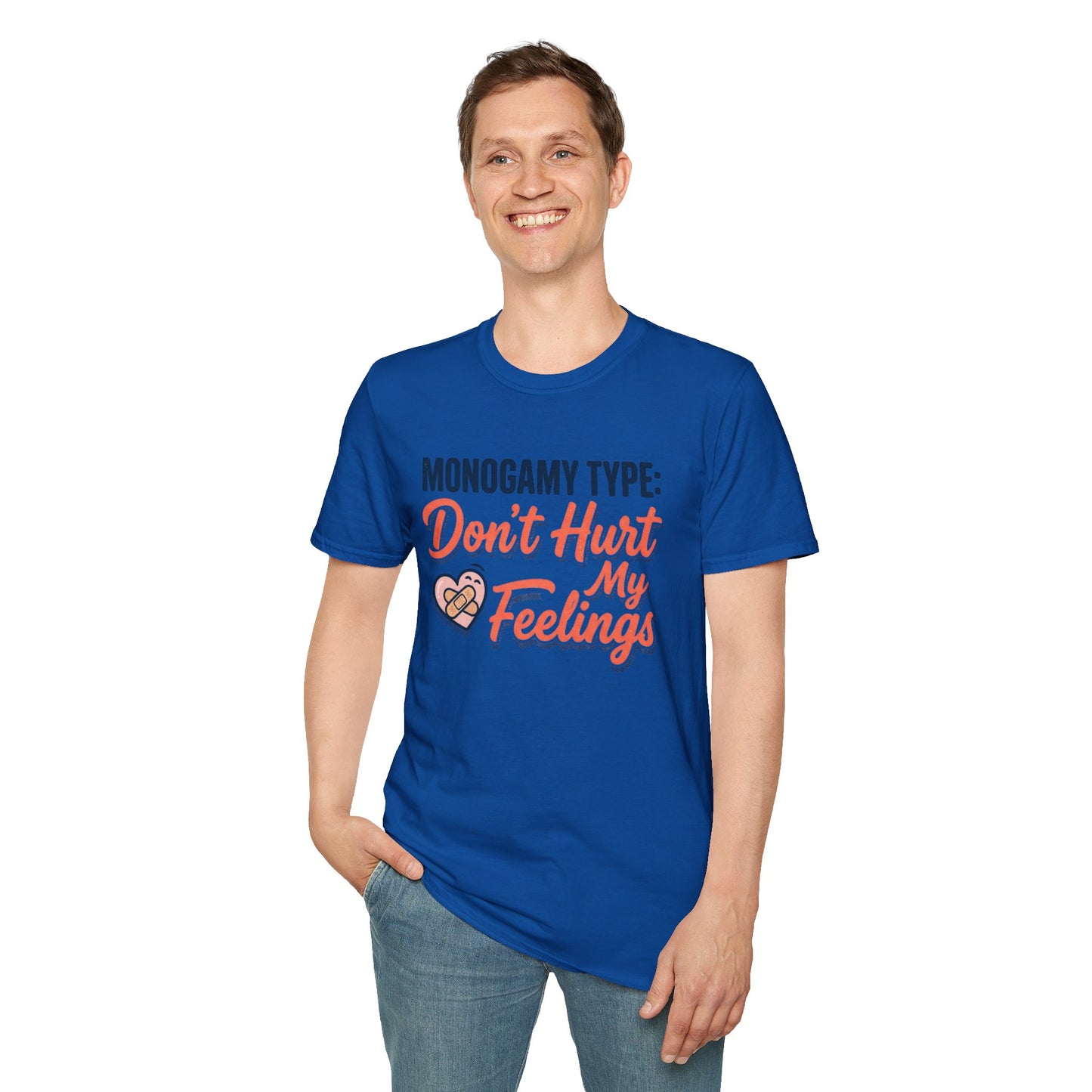 "Monogamy Type: Don't Hurt My Feelings" Graphic Tee Printify
