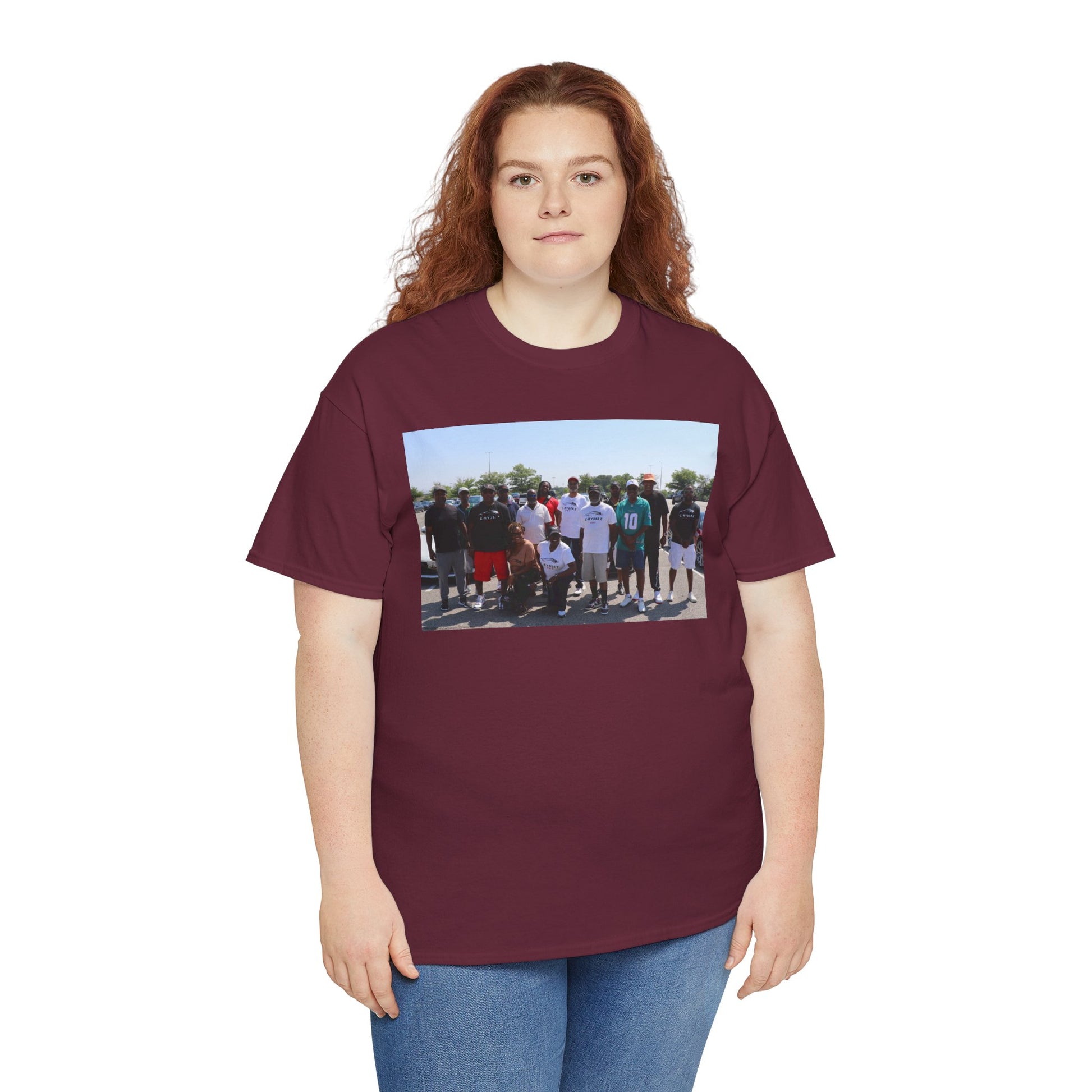C-RYDERZ Group Photo Custom Tee — Personalized Reunion & Team Picture Shirt Printify