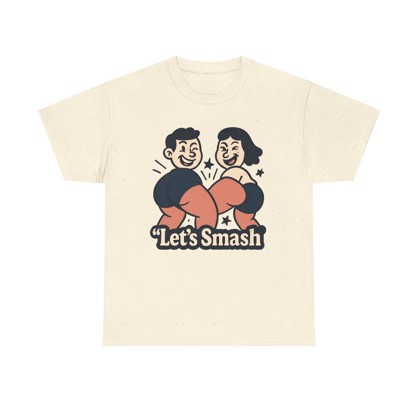 Let's Smash Tee — Retro Couples Valentine's T-Shirt
