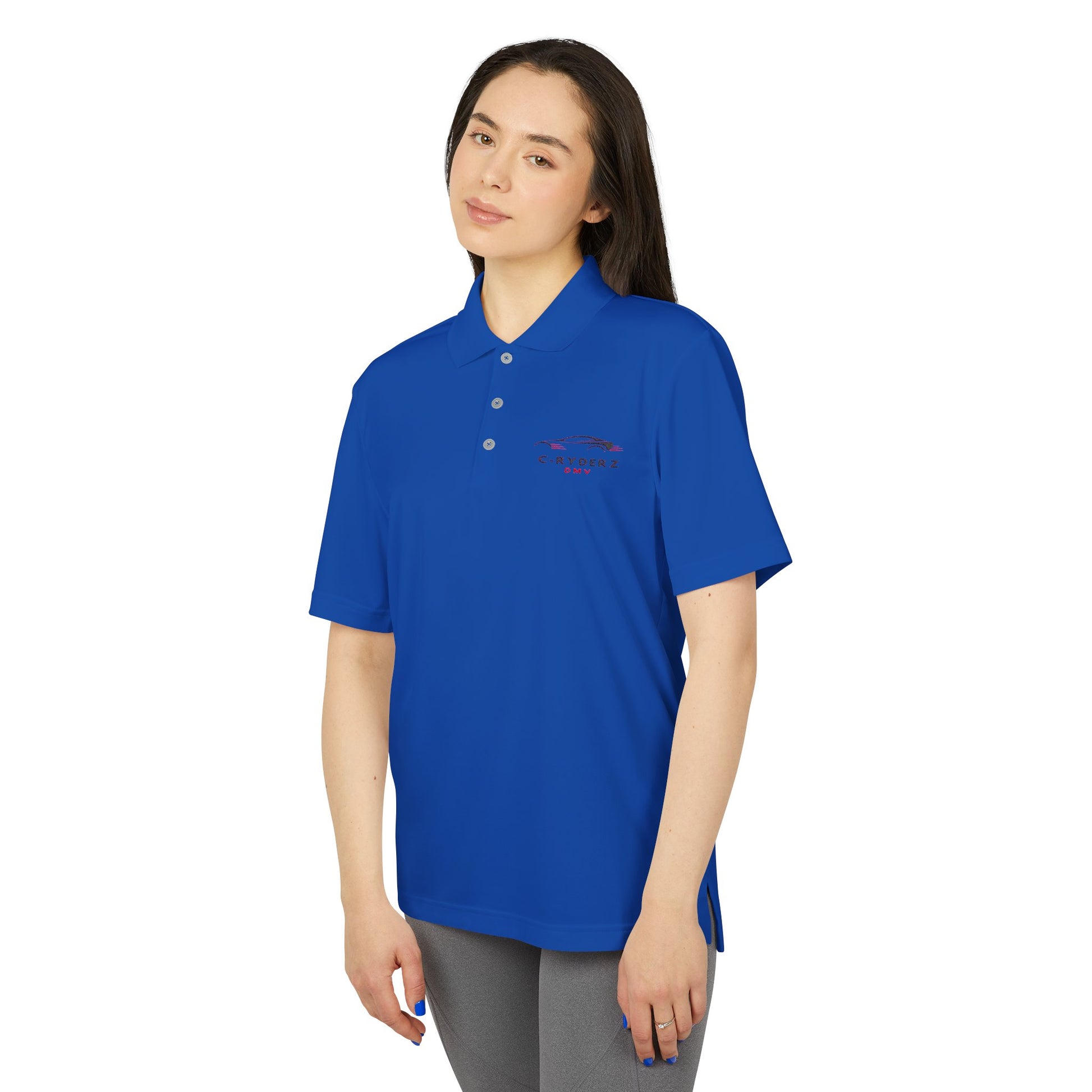 C-RYDERZ Adidas Unisex Performance Polo Shirt - Stylish Activewear for Athletes Printify