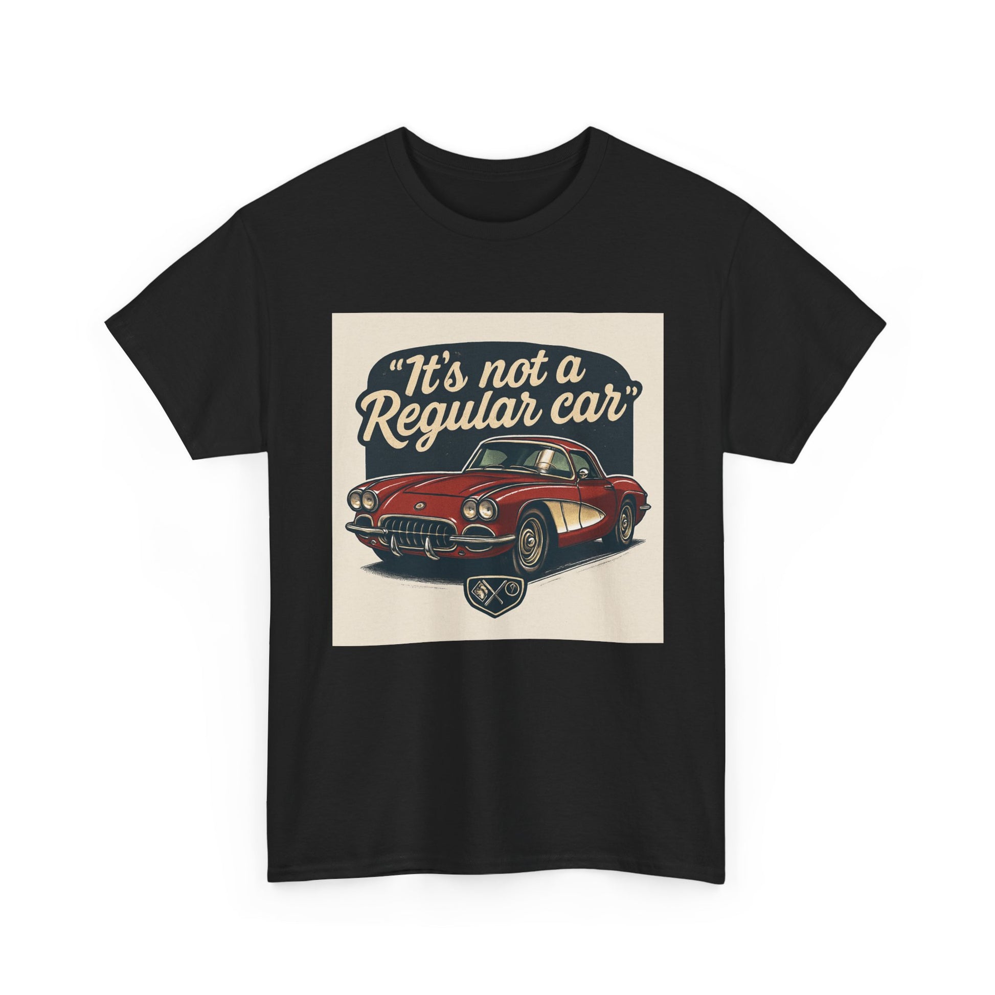 Classic Car Tee — "It's Not a Regular Car" Vintage Muscle Car Shirt Printify