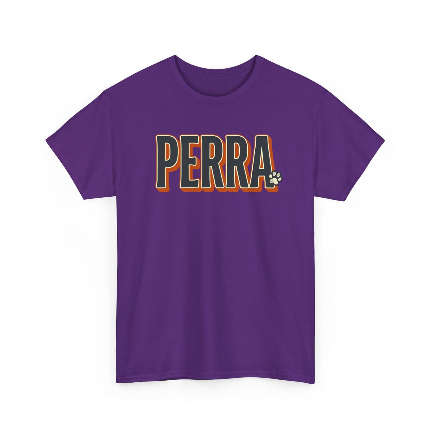 Perra Graphic Tee – Bold Retro Lettering T-Shirt