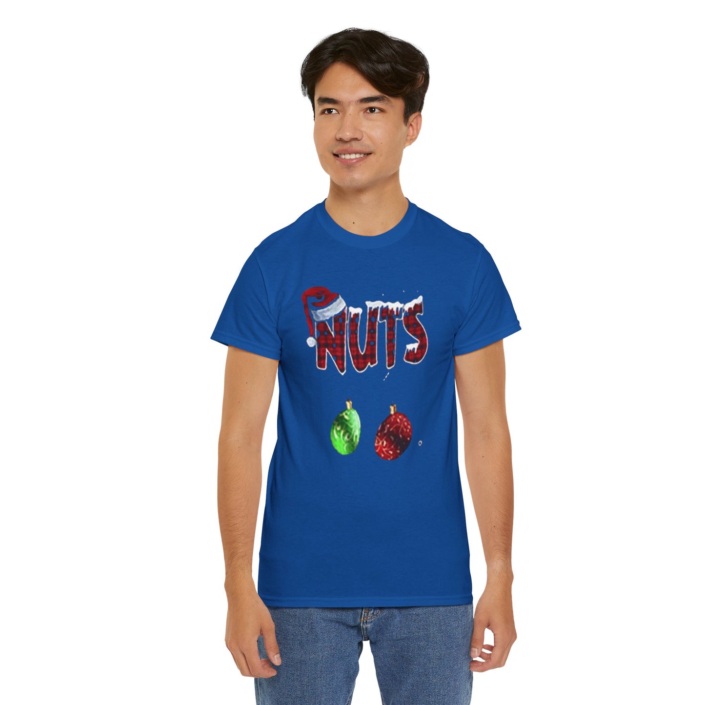 Holiday 'Nuts' Tee — Funny Christmas Ornament Graphic T-Shirt Printify