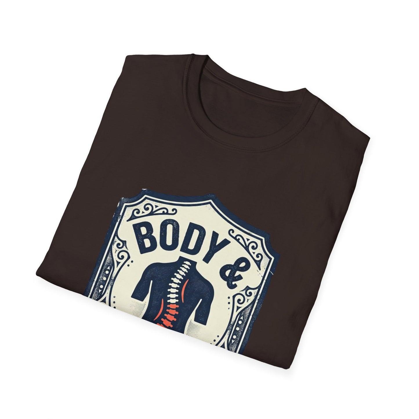 Back Hurts T-Shirt — Body & Back Hurts Graphic Tee for Spine Pain Relief Awareness