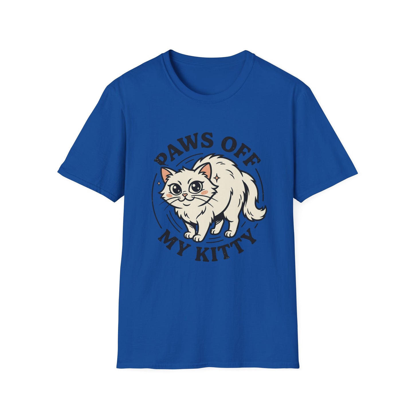 Paws Off My Kitty T-Shirt — Cute Protective Cat Graphic Tee