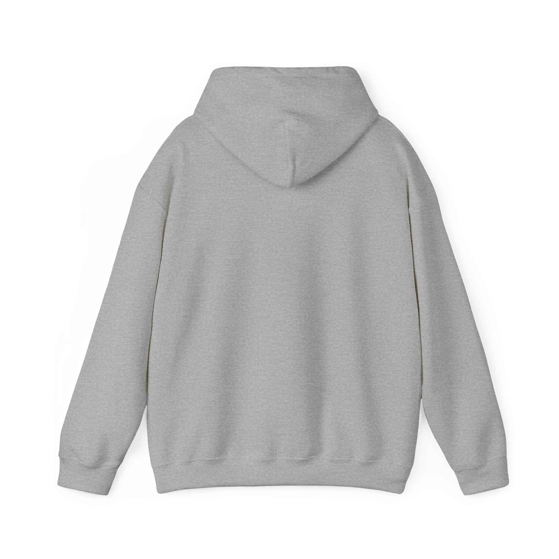 Custom Classic White Hoodie with Centered Square Design Mockup Printify