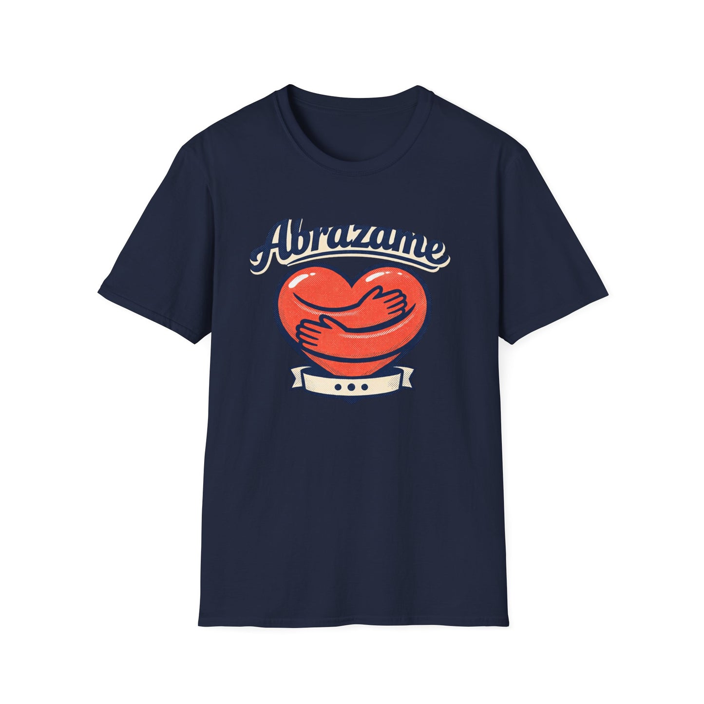 Abrázame Heart Hug T-Shirt — Spanish Love Graphic Tee