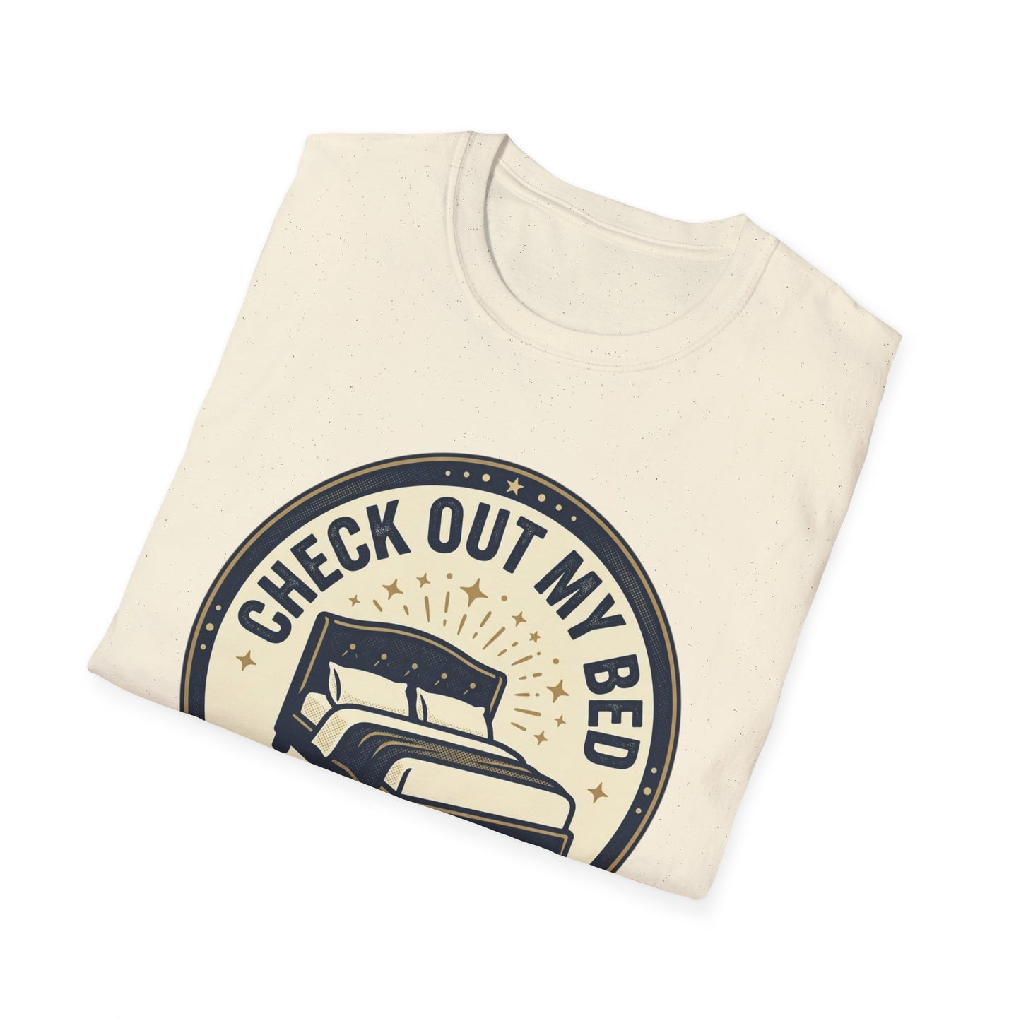 Check Out My Bed T-Shirt – “This Is Where The Magic Happens” Vintage Graphic Tee