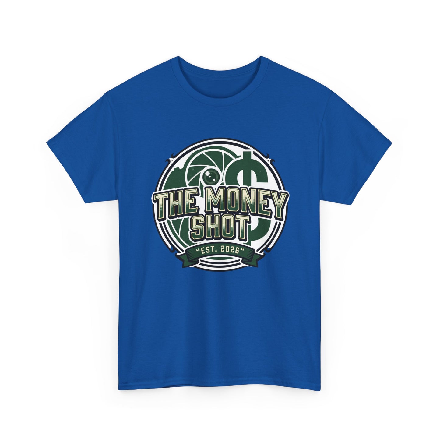 The Money Shot Graphic Tee — Retro Dollar Logo T-Shirt