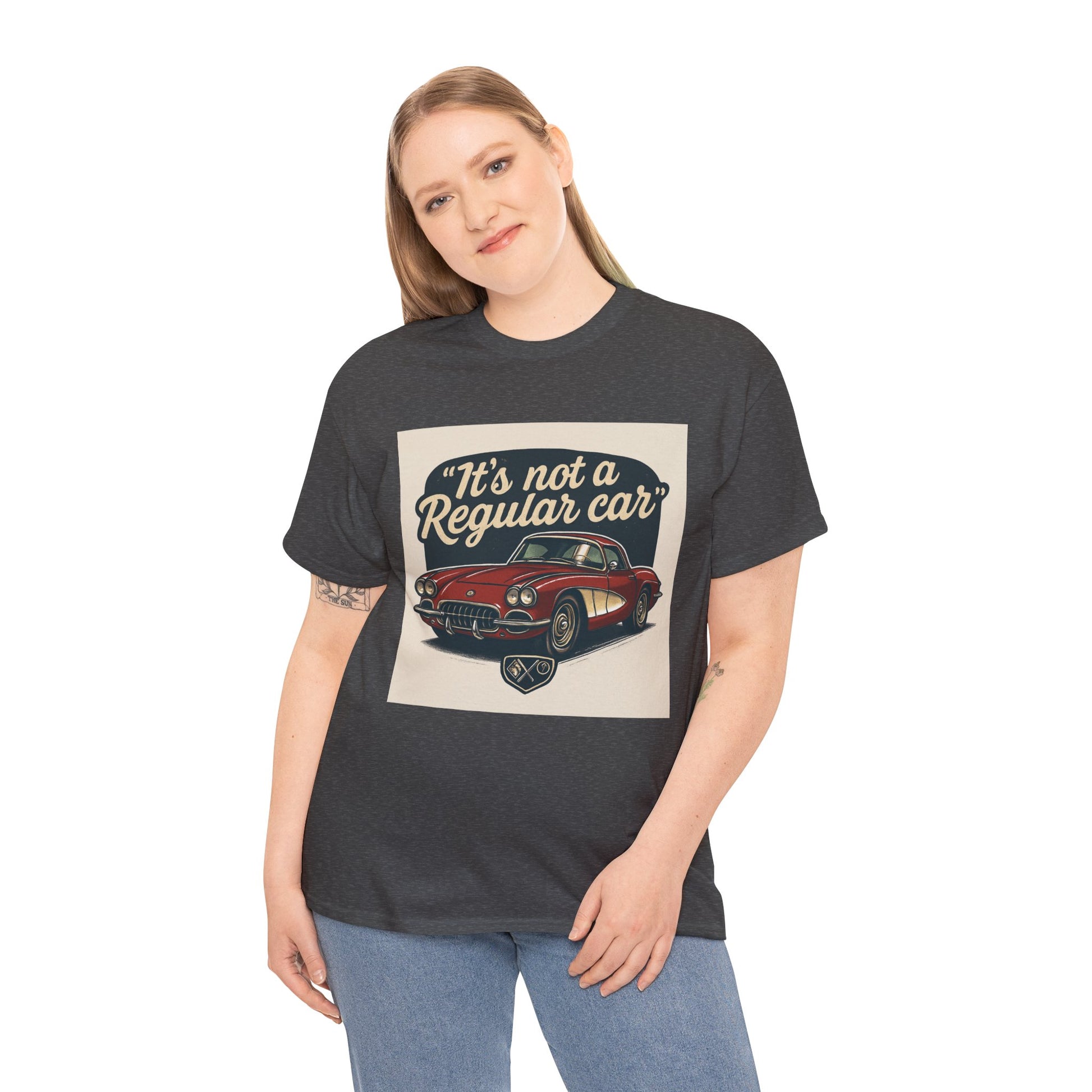Classic Car Tee — "It's Not a Regular Car" Vintage Muscle Car Shirt Printify