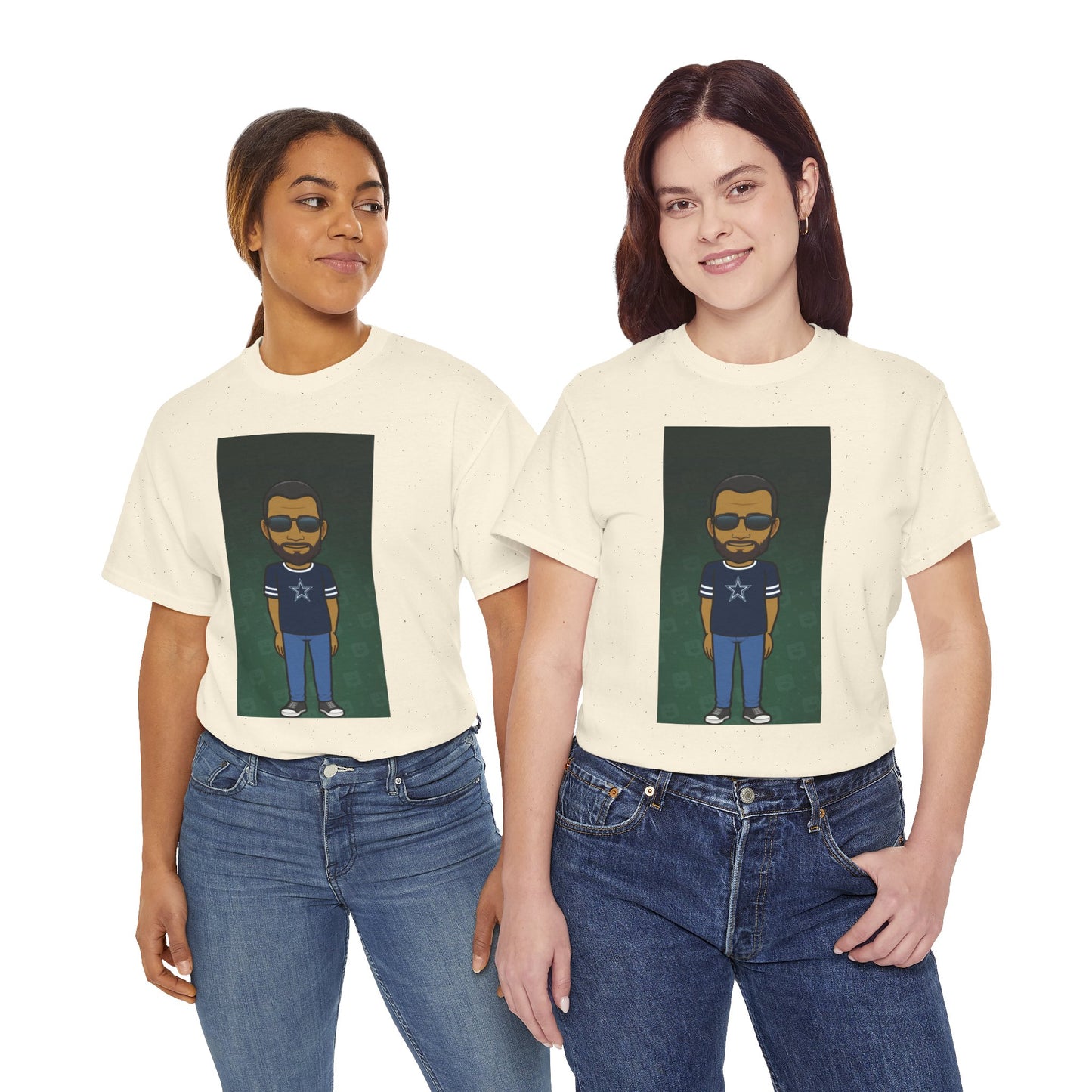 Cartoon Guy Graphic Tee — Personalized Avatar Shirt Printify