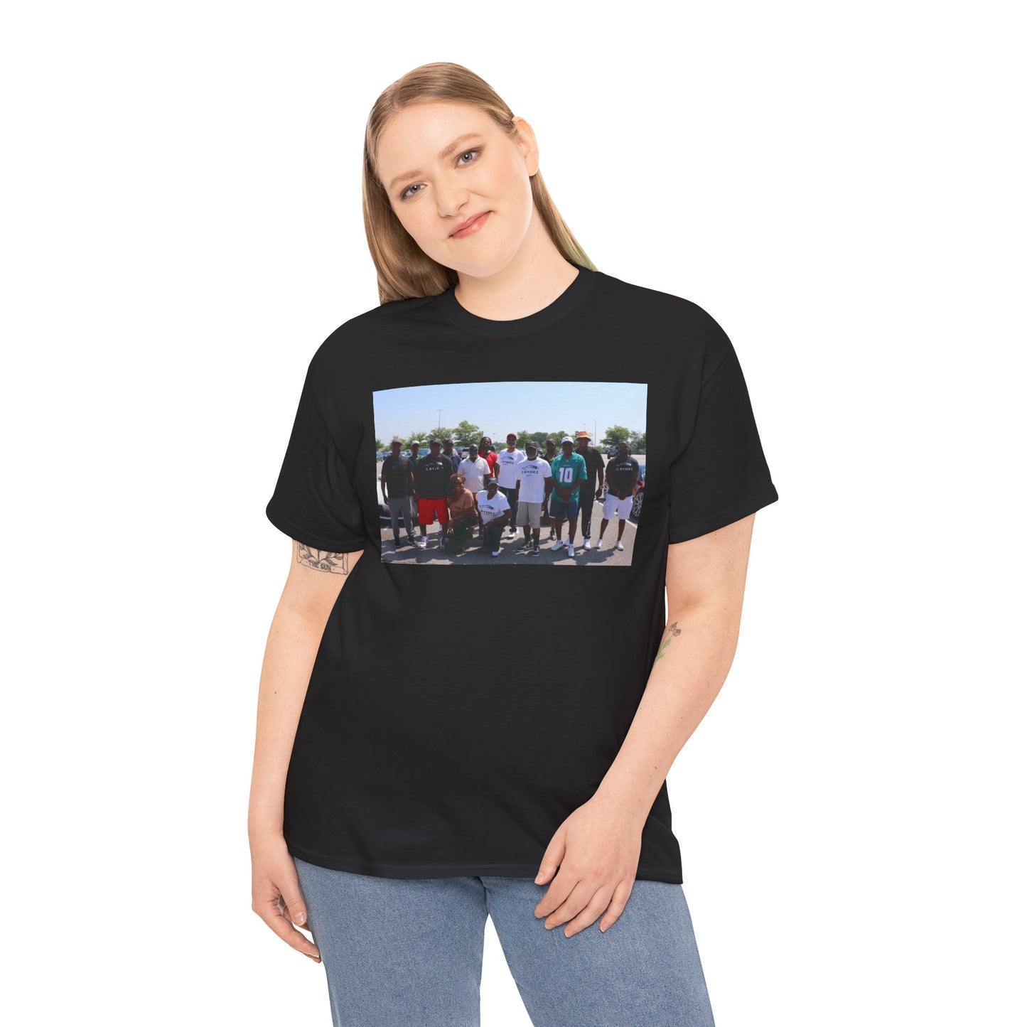 C-RYDERZ Group Photo Custom Tee — Personalized Reunion & Team Picture Shirt Printify