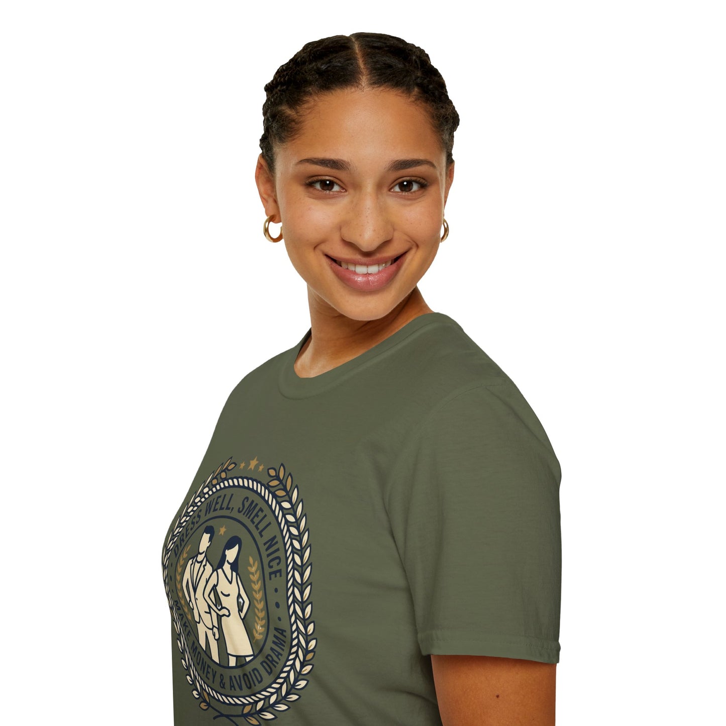 "Dress Well, Smell Nice" Vintage Couple Graphic Tee