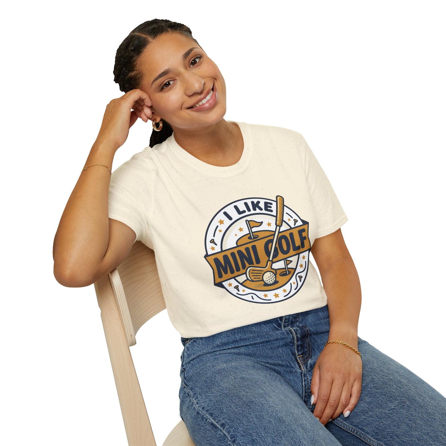 I Like Mini Golf T-Shirt — Retro Mini-Golf Graphic Tee for Fans & Players