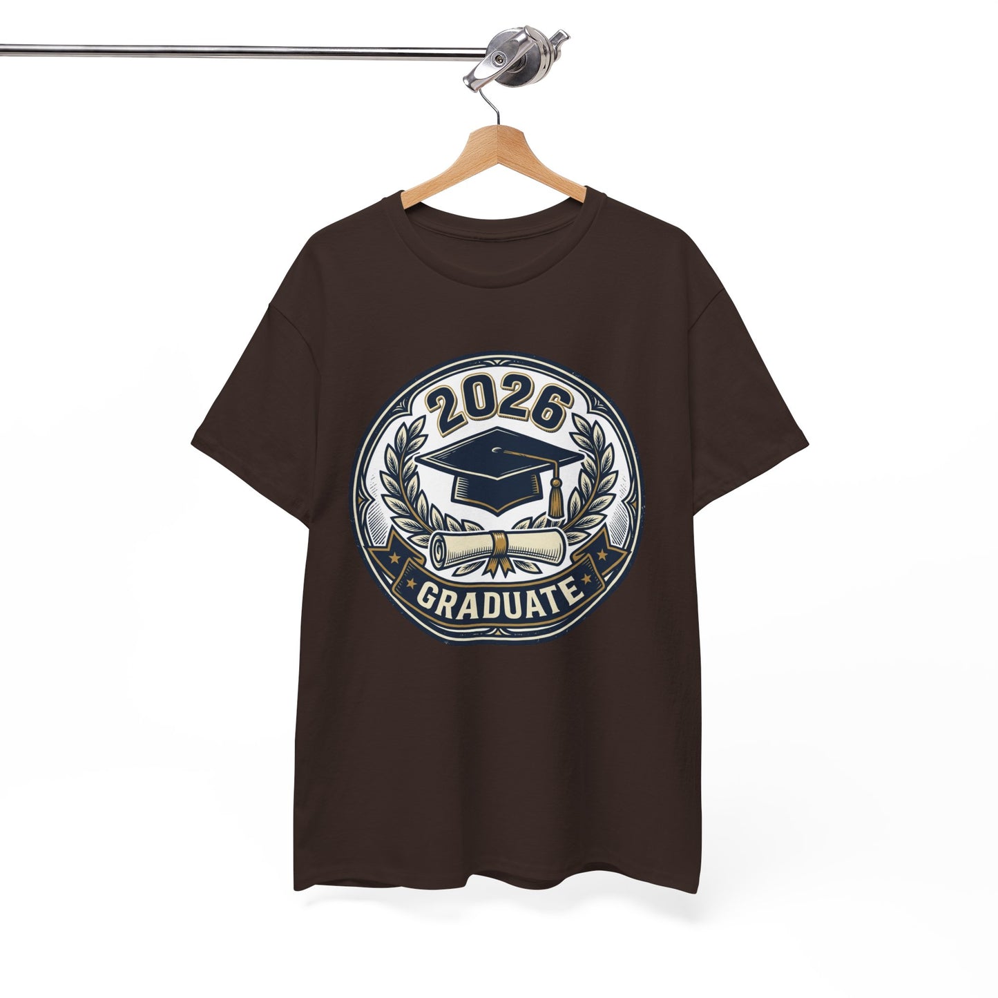 2026 Graduate T-Shirt — Graduation Cap Emblem Tee