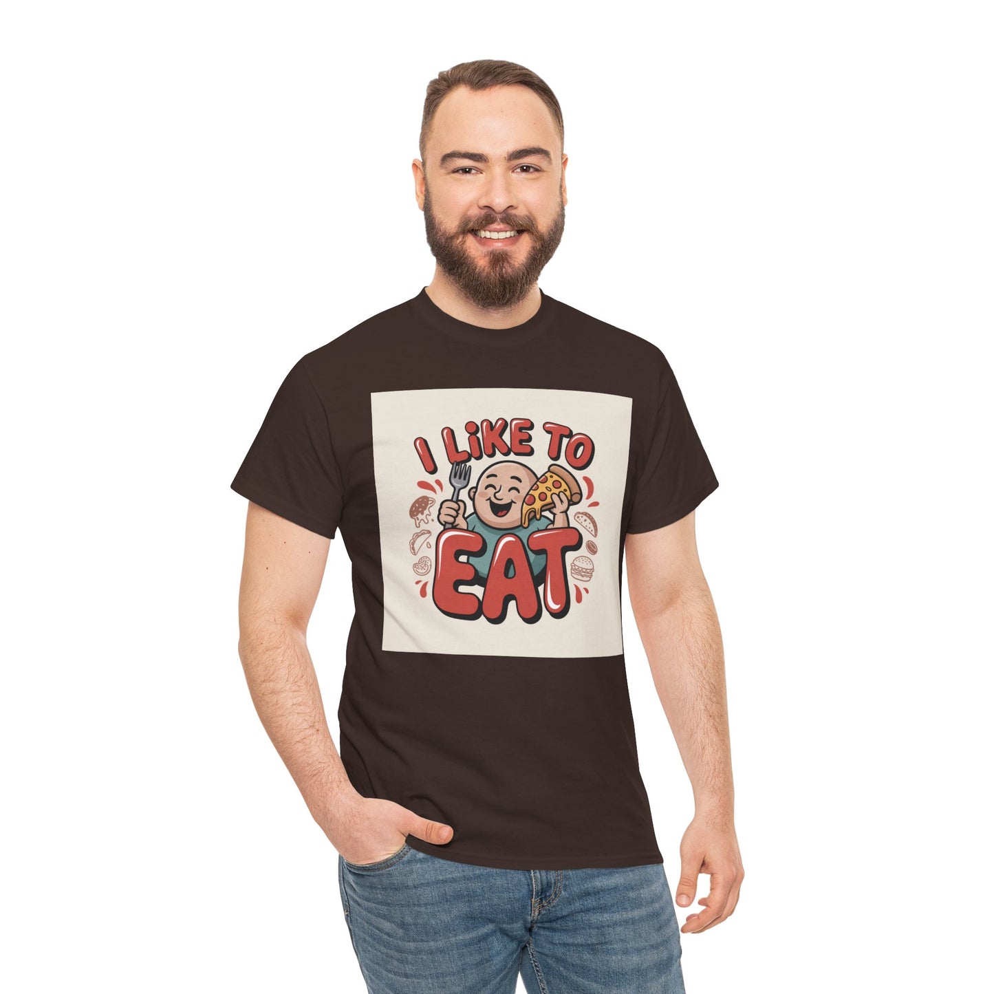 I Like To Eat T-Shirt — Funny Food Lover Graphic Tee