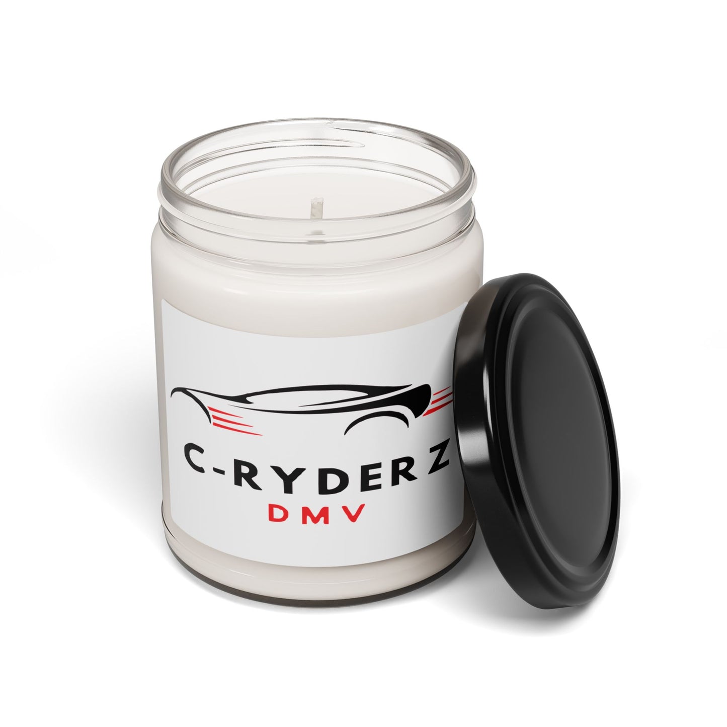 C-RYDERZ DMV Scented Soy Candle — 9oz Car Club Logo Candle