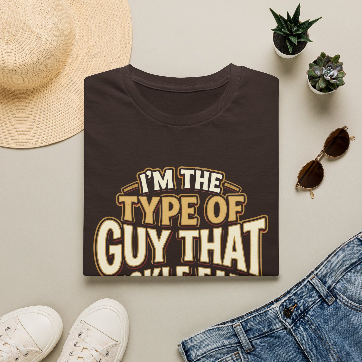 I'm The Type Of Guy That Tickle Ears T-Shirt — Funny Novelty Graphic Tee