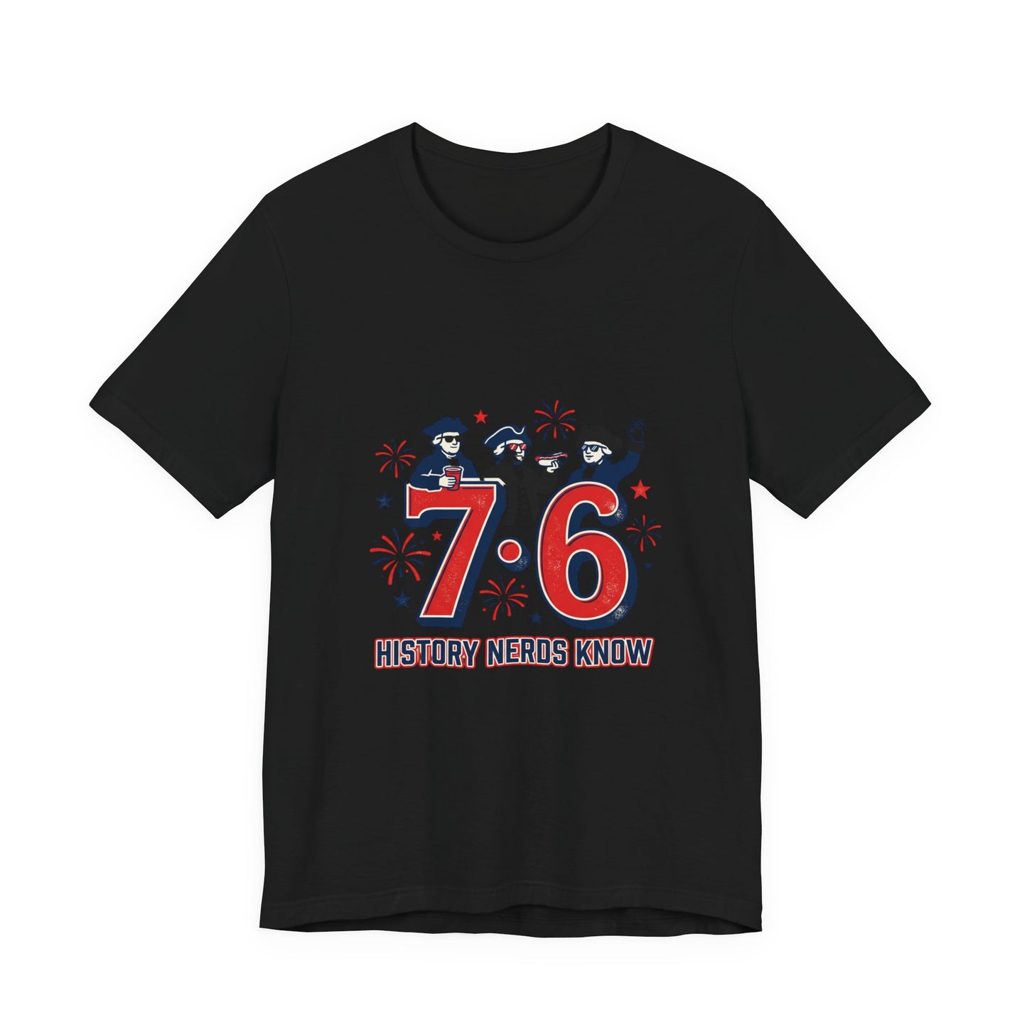76 History Nerds Know Tee | 1776 Patriotic Meme, Vintage Independence Shirt