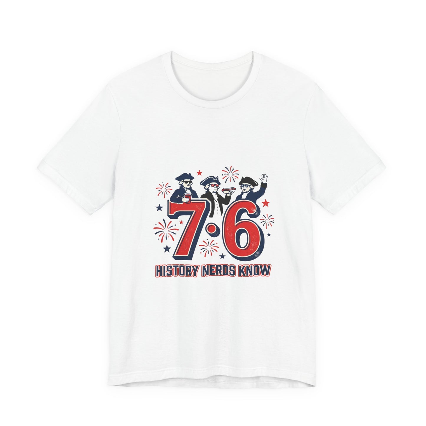 76 History Nerds Know Tee | 1776 Patriotic Meme, Vintage Independence Shirt