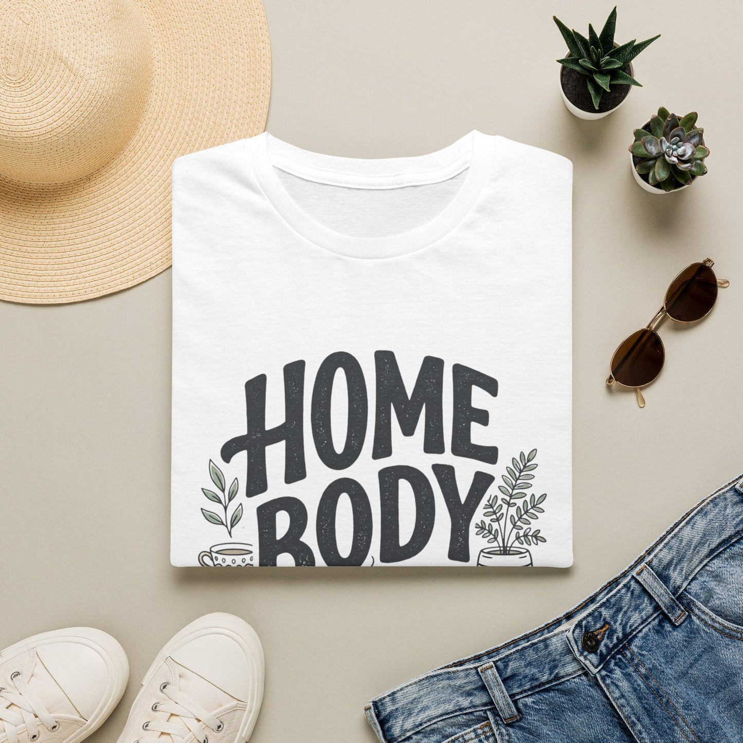 Homebody T-Shirt — 'Homebody Proudly Introverted' Cozy Graphic Tee