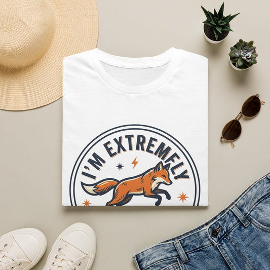 I'm Extremely Spontaneous Fox T-Shirt — Funny Adventure Graphic Tee