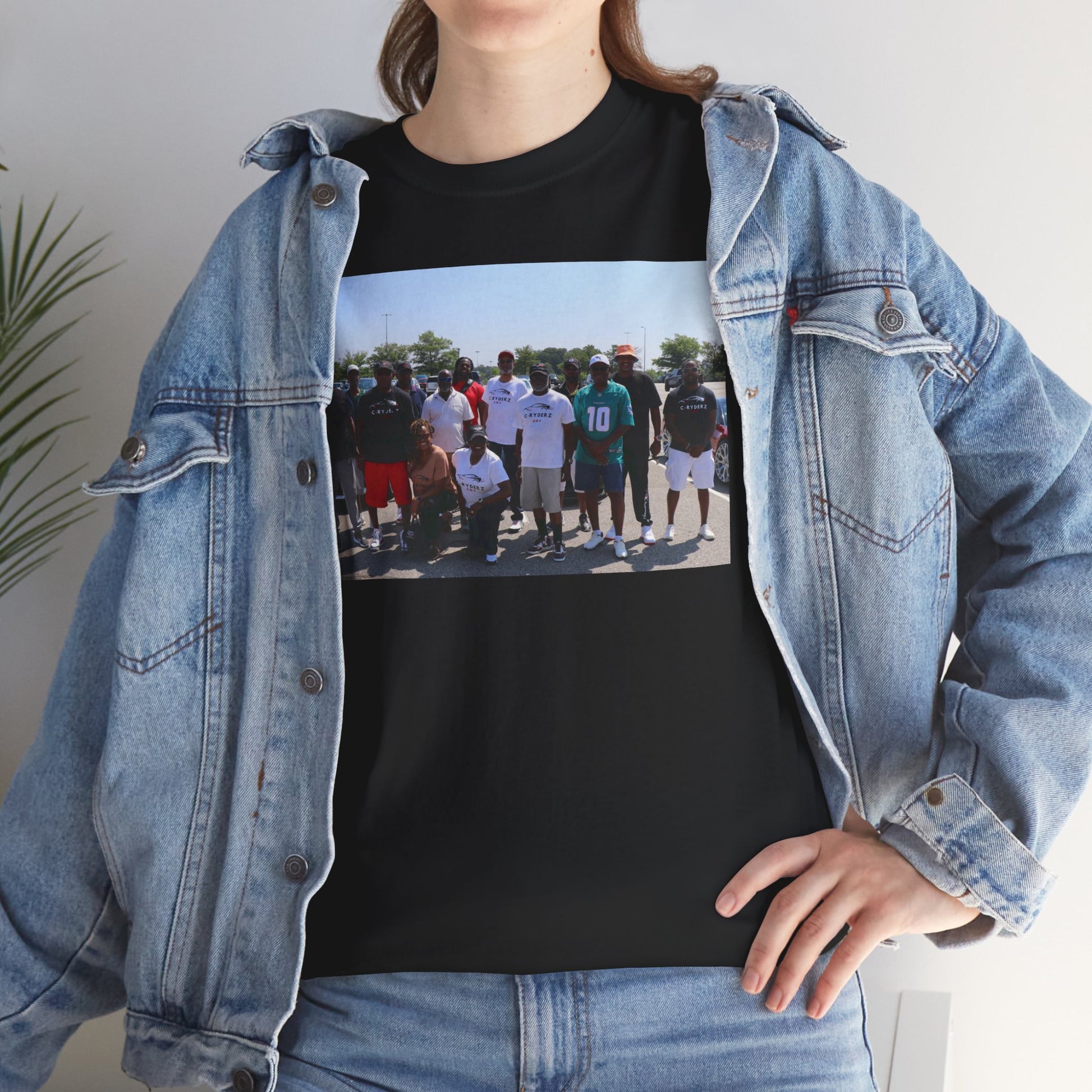 C-RYDERZ Group Photo Custom Tee — Personalized Reunion & Team Picture Shirt Printify