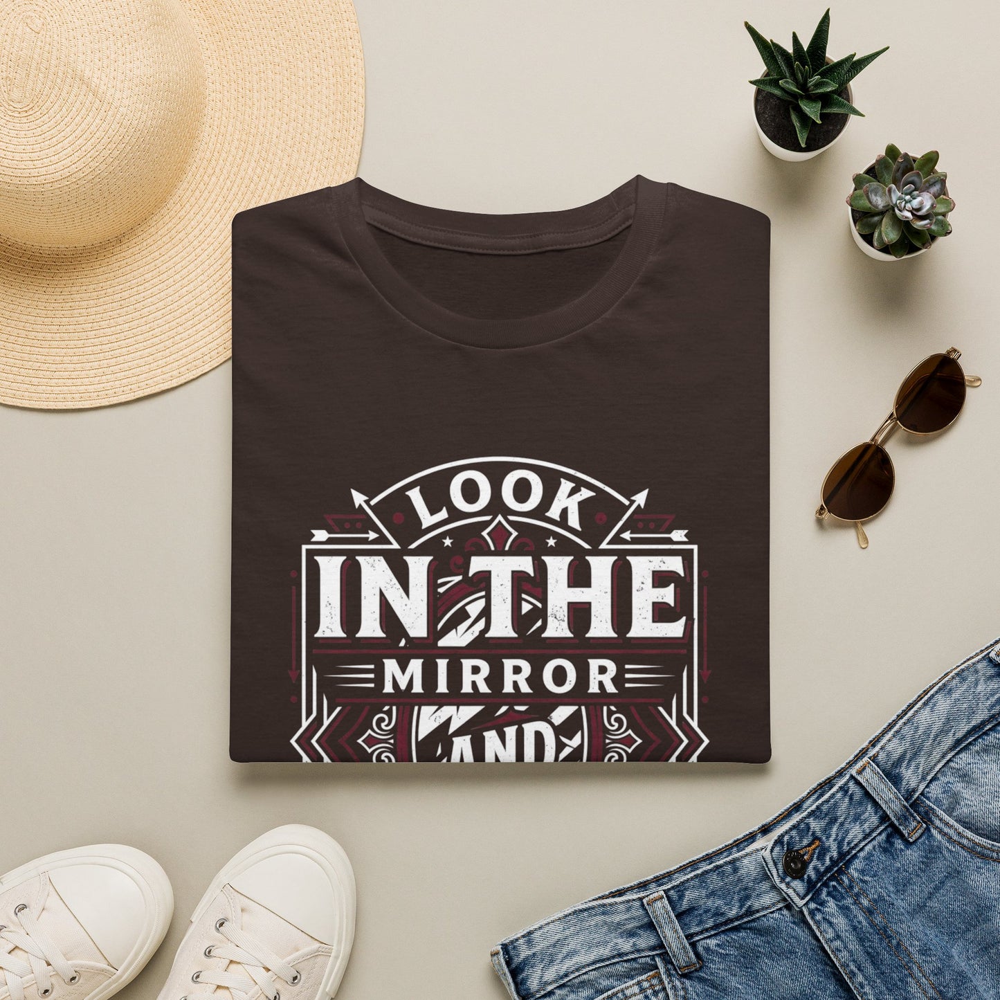 Look in the Mirror Fix Yourself T-Shirt