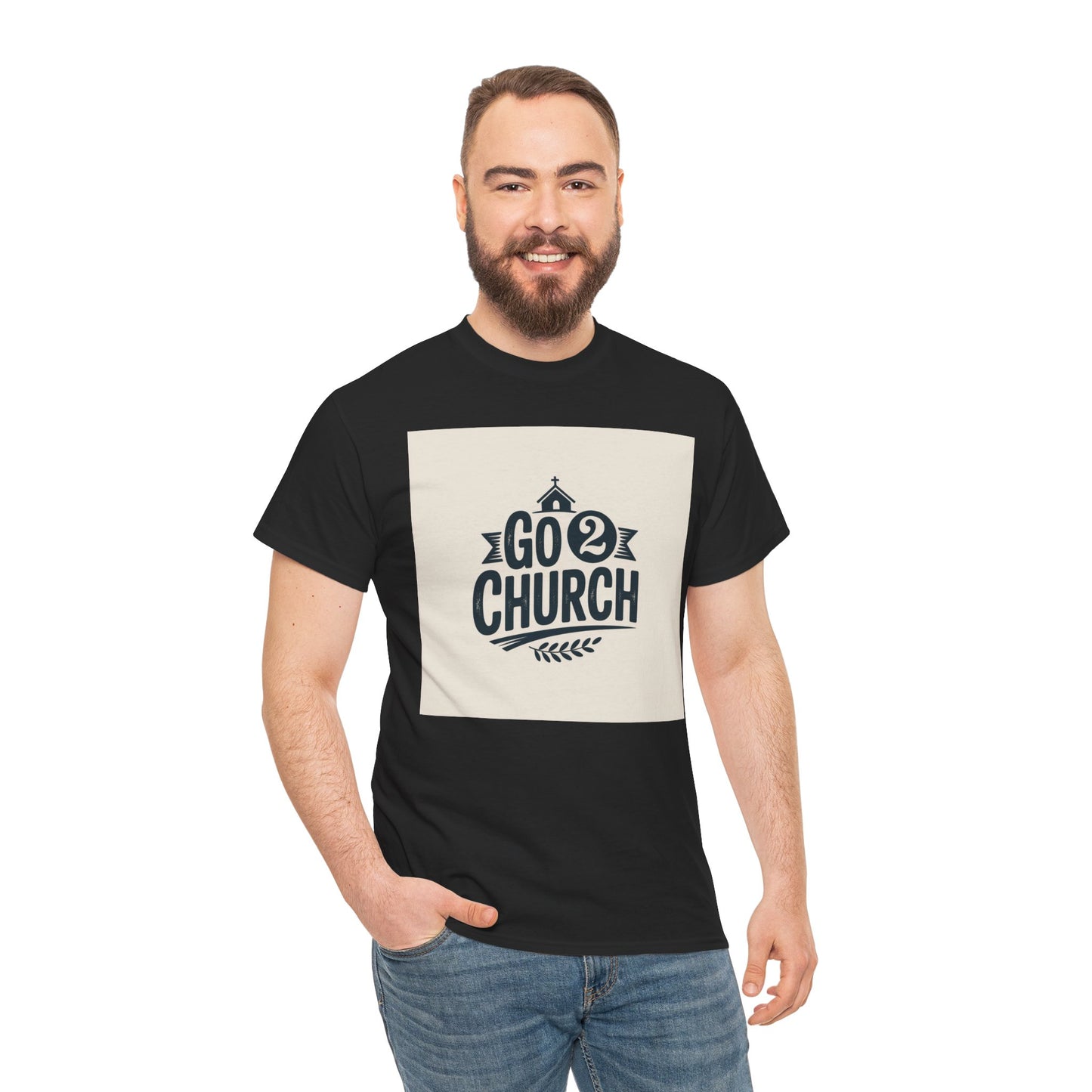Go 2 Church T-Shirt — Faith-Based Gospel Tee