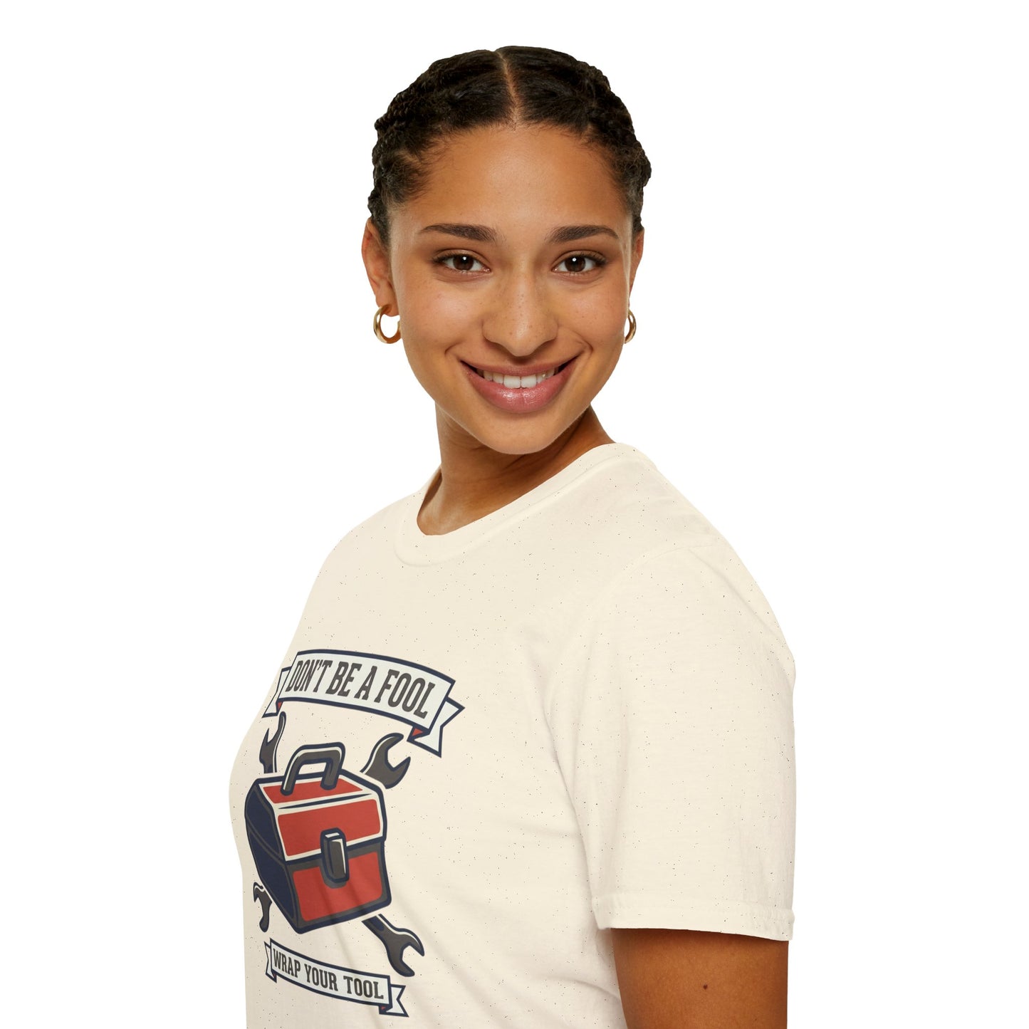 Don't Be a Fool Toolbox T‑Shirt — Wrap Your Tool Shirt for Mechanics & DIYers