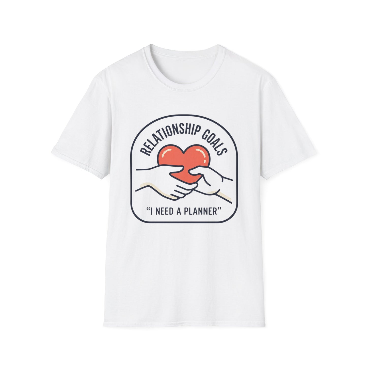 “Relationship Goals” Heart & Hands Graphic Tee (I Need a Planner)