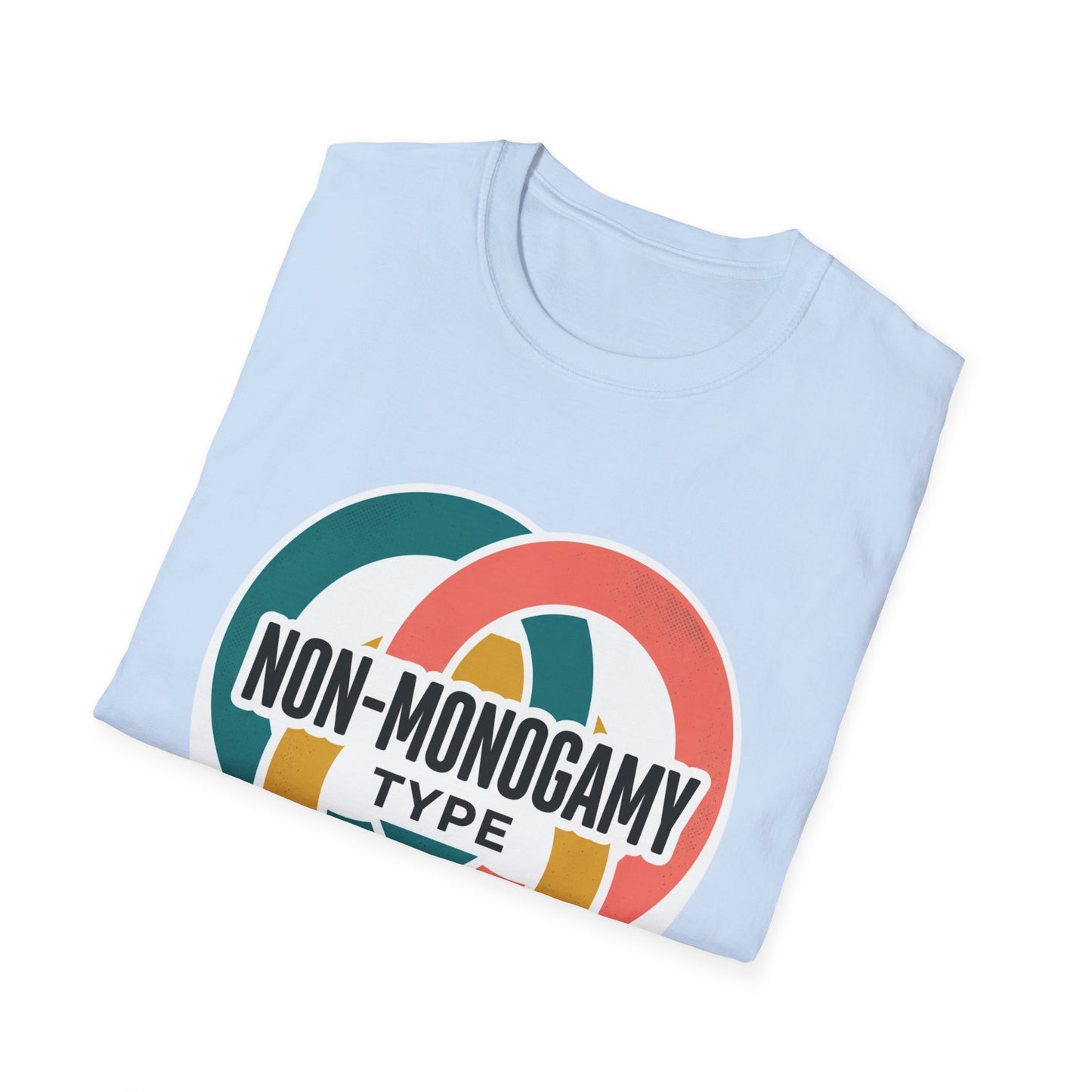 Non-Monogamy Type T-Shirt — Retro Polyamory Pride Tee Printify
