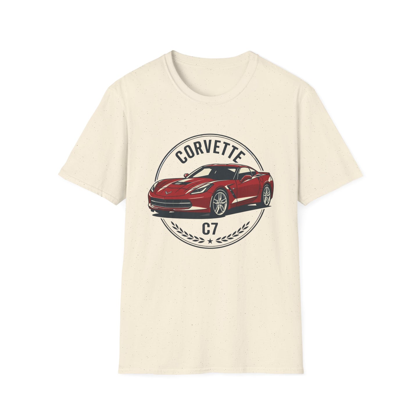 Corvette C7 Tee — Retro Red Sports Car T-Shirt