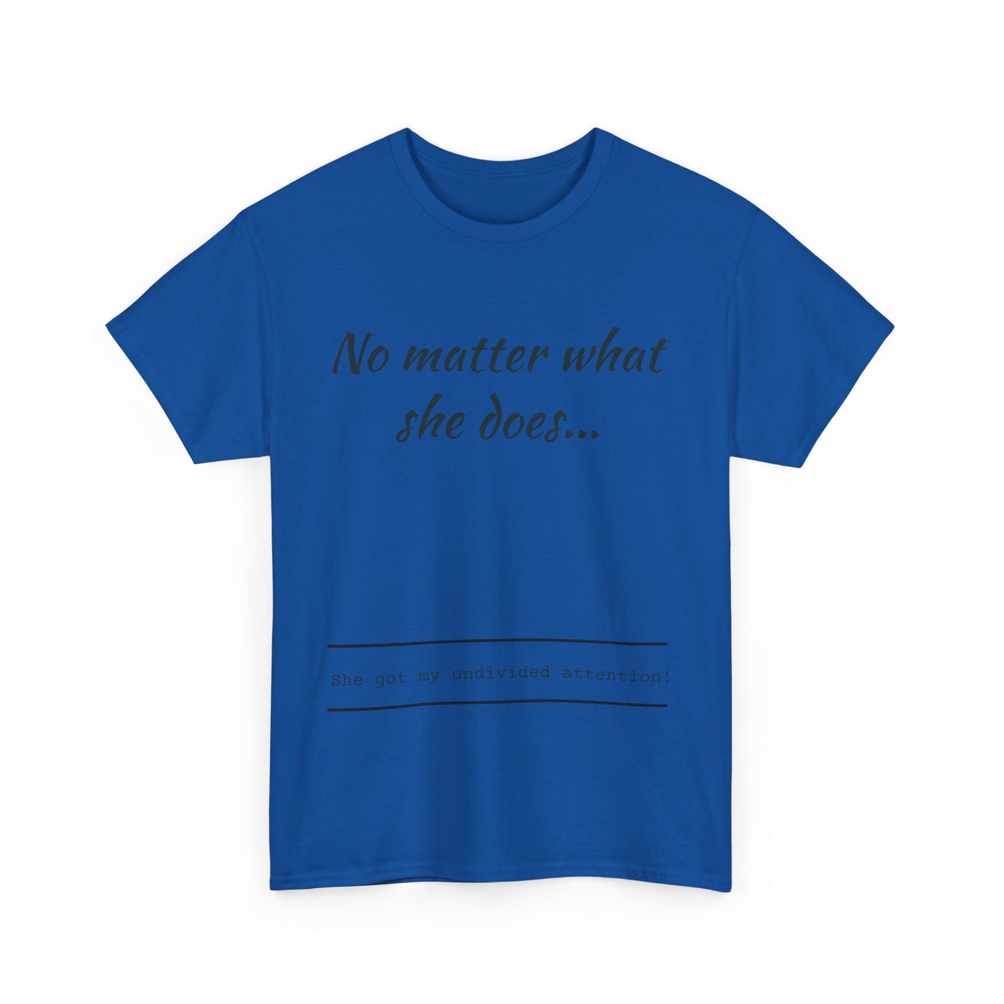 No matter what she does...