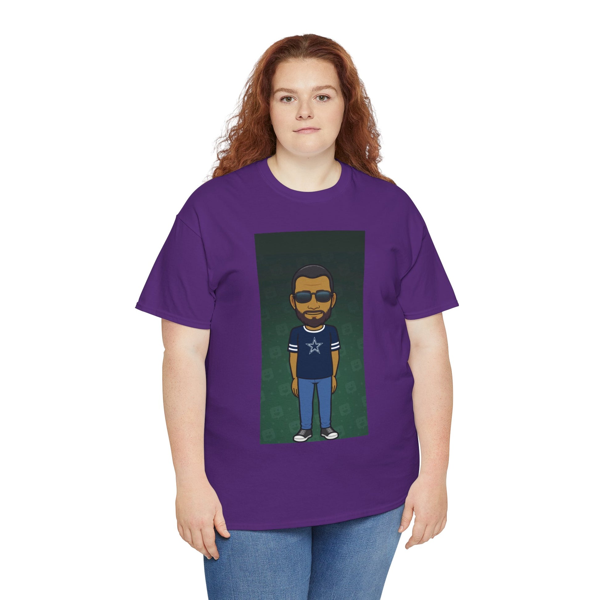 Cartoon Guy Graphic Tee — Personalized Avatar Shirt Printify