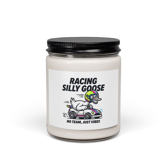 Racing Silly Goose Candle | Scented Soy, Race Day Parody