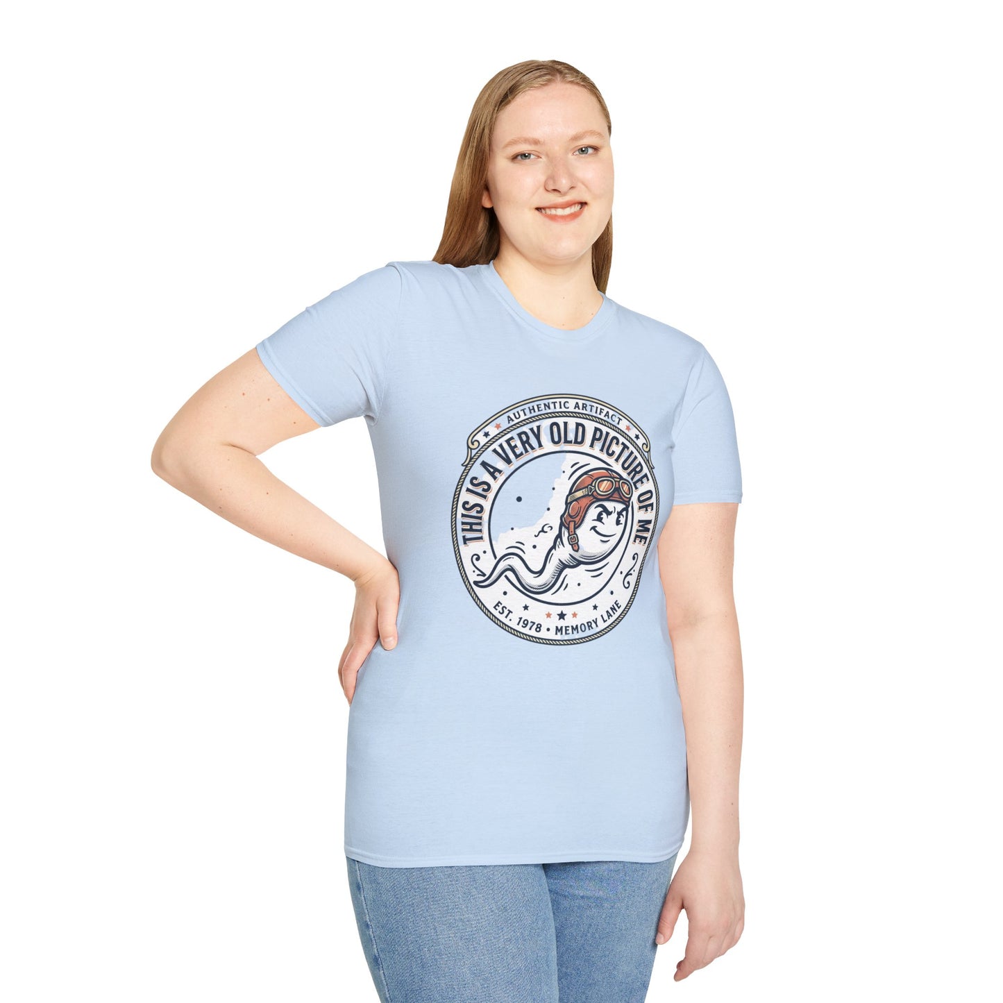 "This Is A Very Old Picture Of Me" Retro Marine Tee
