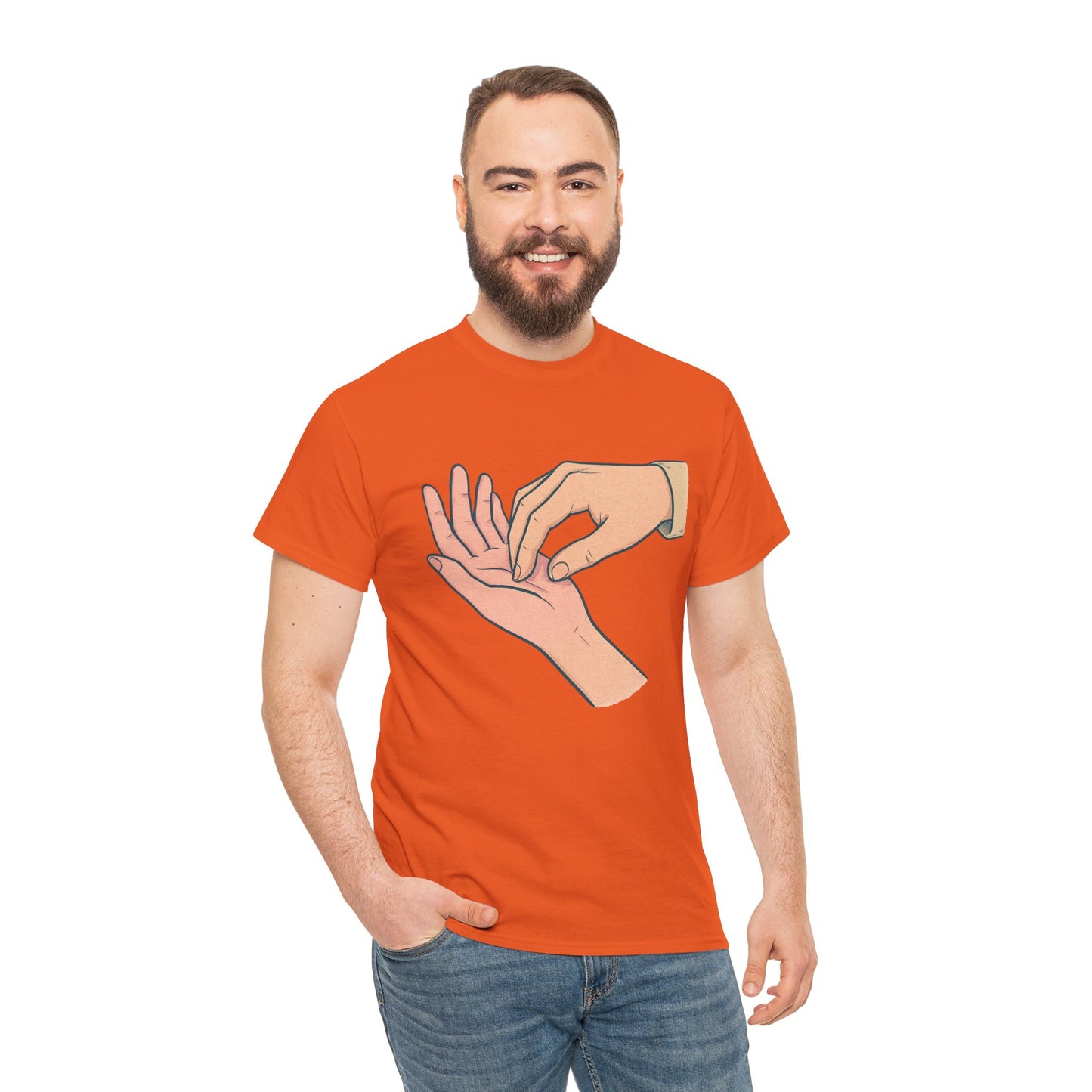 T-Shirt - Gentle Palm Reading Illustration Tee