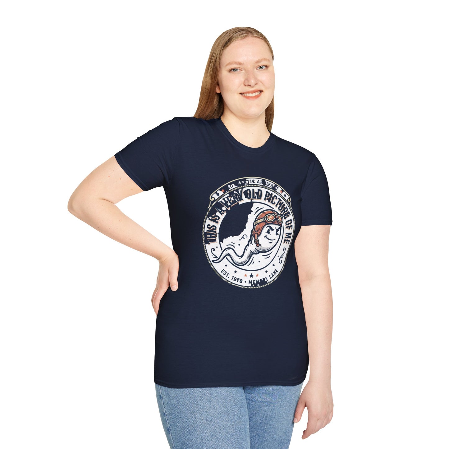 "This Is A Very Old Picture Of Me" Retro Marine Tee