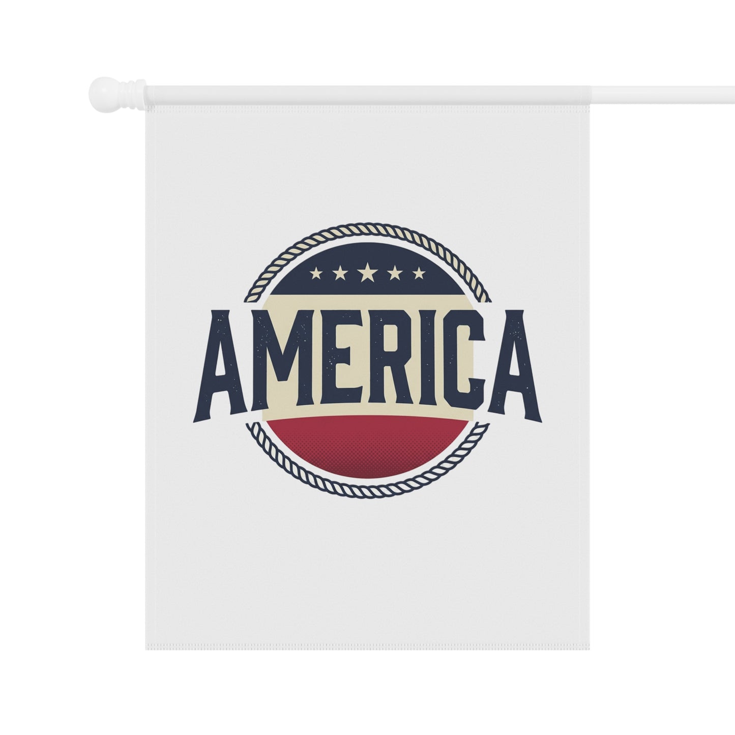 America Patriotic Garden Flag — Red White Blue Home & Yard Banner